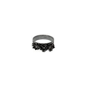 VIRGINS SAINTS & ANGELS VSA Stepsister Band Ring in Gunmetal 6